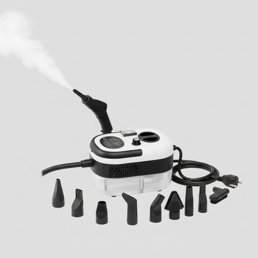 Nettoyeur Vapeur Portable – Multi Surfaces avec Kit d’Accessoires