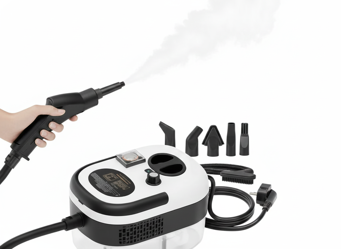 Nettoyeur Vapeur Portable – Multi Surfaces avec Kit d’Accessoires