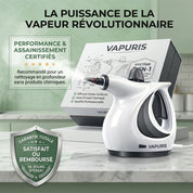 Nettoyeur à Vapeur Portatif 1050W 3 Bars | Machine Vapeur Multi-Surfaces